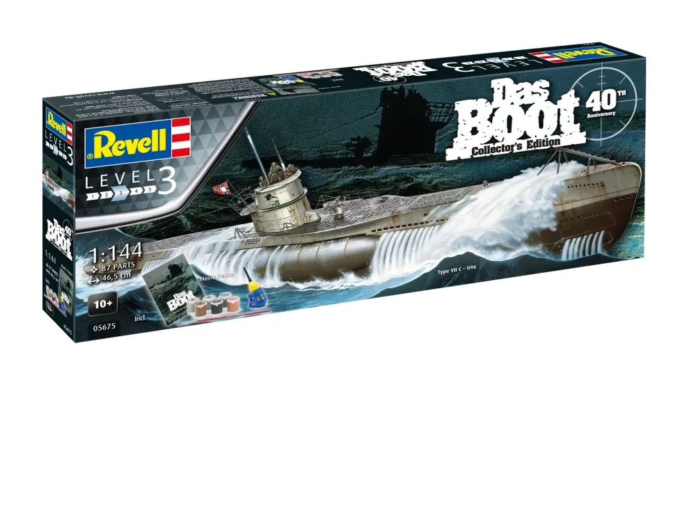 Сглобяем модел, Revell, Подводница Das Boot, Колекционерско издание 40 години, 87 части
