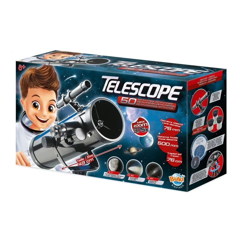 Интерактивна играчка, Buki France, Телескоп, 50 дейности