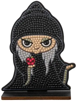 Комплект за диамантена бродерия, Craft Buddy, Crystal Art Buddies, Зла вещица, 7 части