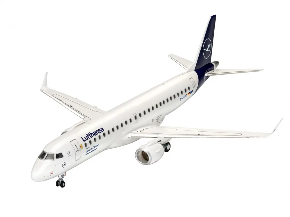 Сглобяем модел, Revell, Самолет Embraer 190 Lufthansa, 55 части
