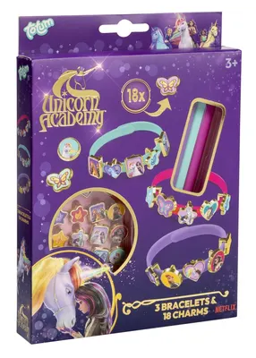 Творчески комплект, Totum, Unicorn academy, Направи сам гривни, 3 броя