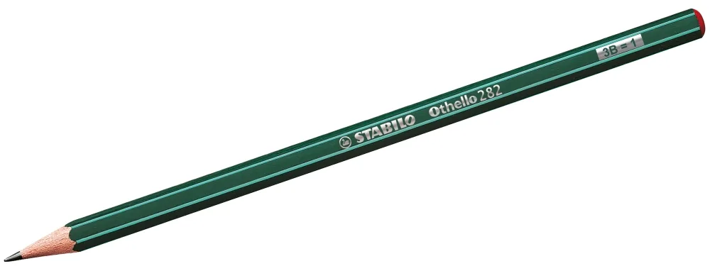 Графитен молив, Stabilo, Оthello 3В, Зелен