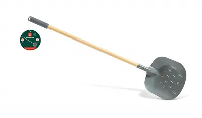 Детска градинска лопата, Hape, Права с квадратен връх, 14 x 1.8 x 69 см