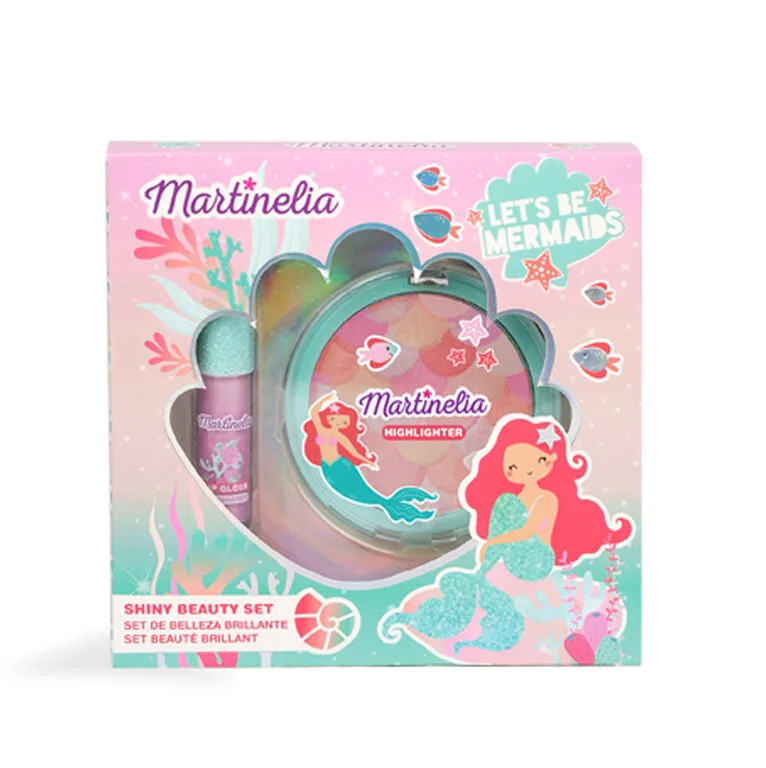 Комплект гланц за устни и хайлайтър, Martinelia, Русалки