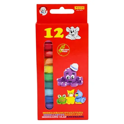 Пластелин - 12 цвята