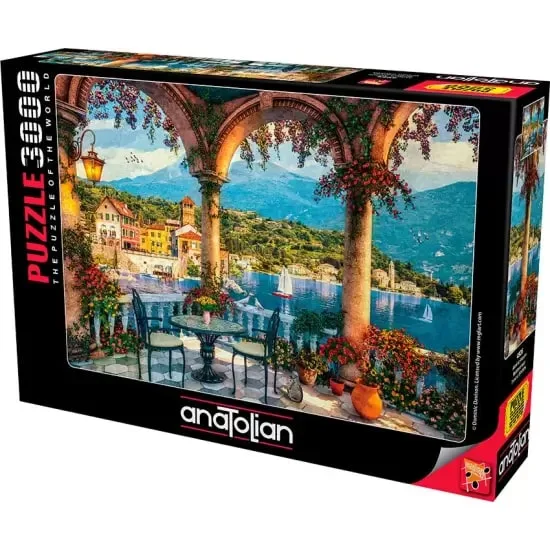 Пъзел, Anatolian, Средиземноморски пейзаж, 3000 части