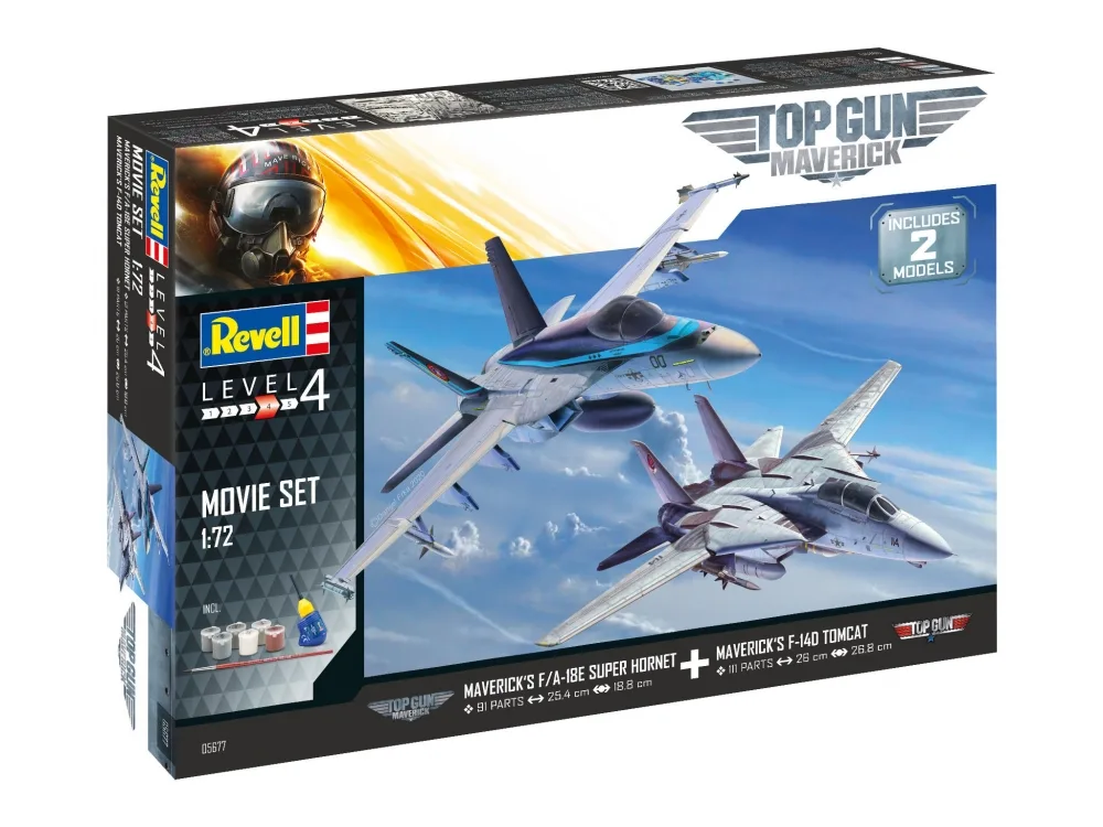 Комплект сглобяеми модели, Revell, Top Gun, 202 части