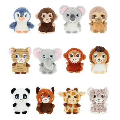 Keeleco Mini Adoptable World, Eкологични малки плюшени играчки, MIX A, 10 см (12)