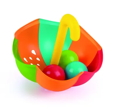 Играчка за баня, Hape, Разноцветен чадър с топки