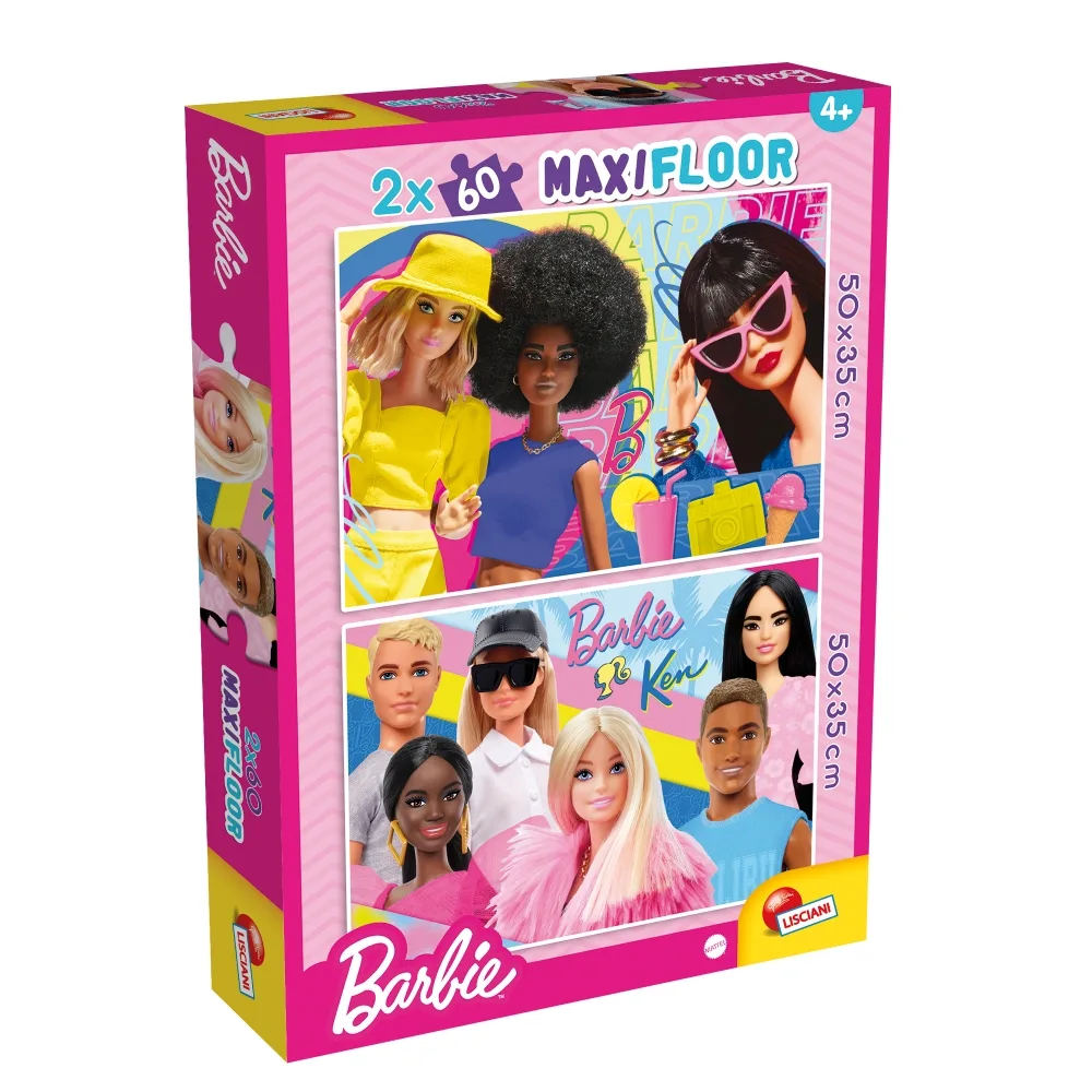 Пъзел, Lisciani, Barbie, пъзел 2 x 60 части