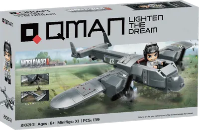 Конструктор, Qman, Бомбардировач Dornier Do17, 139 части
