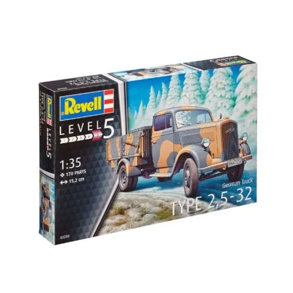 Сглобяем модел, Revell, Немски камион тип 2,5-32, 179 части