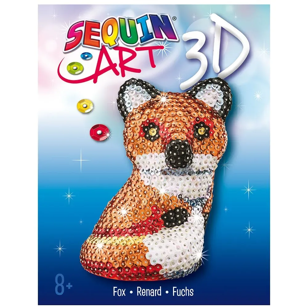 3D фигурка от пайети, Лисица