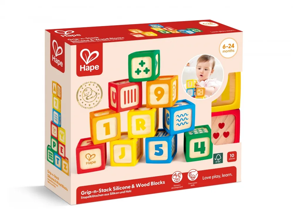 Образователни кубчета, Hape, 10бр.