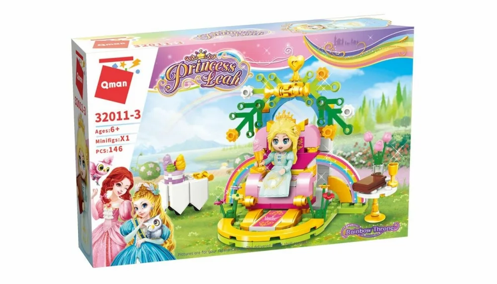 Конструктор, Qman, Princess Leah, Престол на дъгата, 146 части
