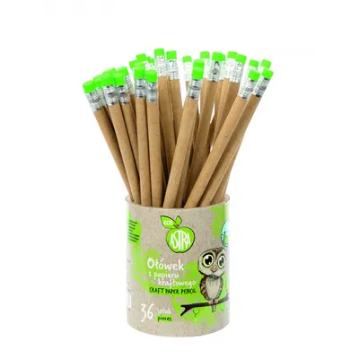 Молив с гума, Astra, Eco, НВ, 1 бр.