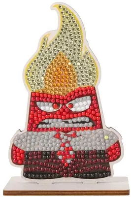 Комплект за диамантена бродерия, Craft Buddy, Crystal Art Buddies, Anger, 7 части