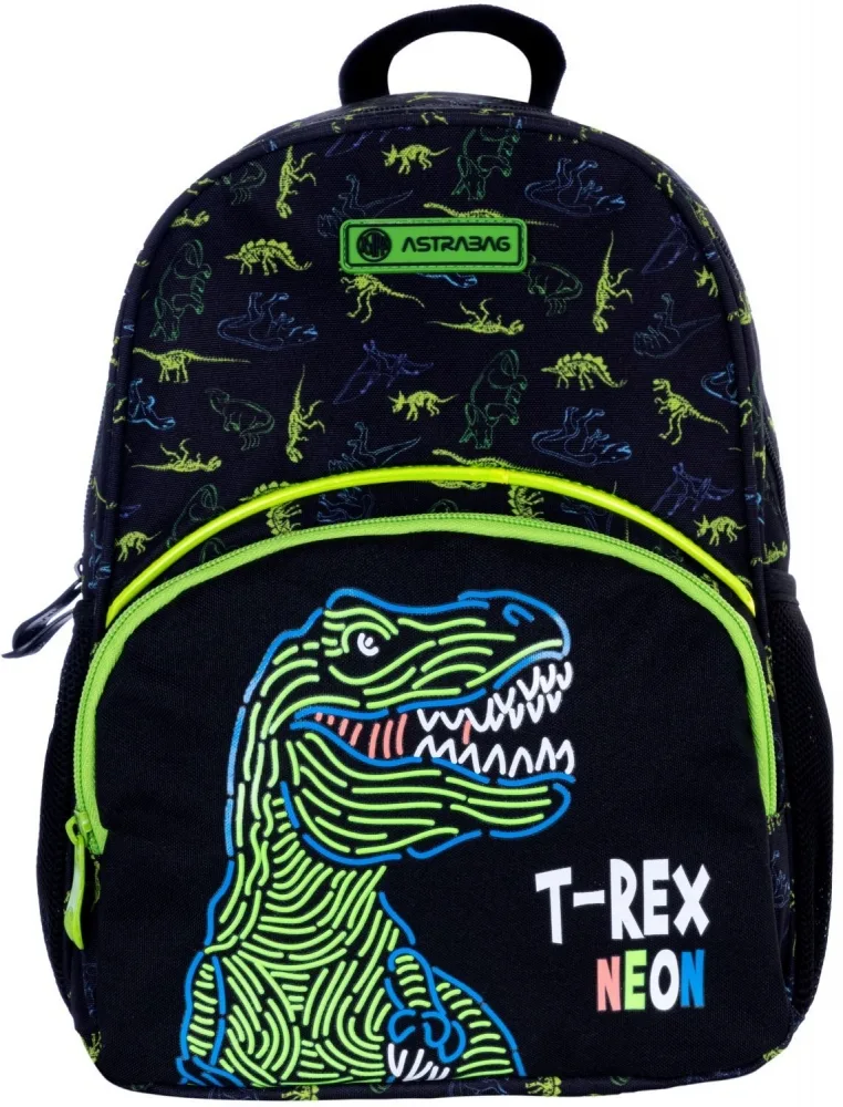Детска раница, Astra, T-Rex Neon, 32 х 22 х 10 см