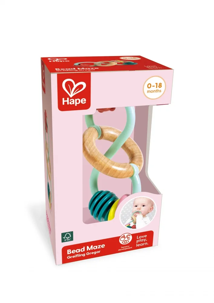 Бебешка играчка, Hape, Лабиринт от мъниста