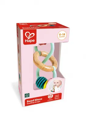 Бебешка играчка, Hape, Лабиринт от мъниста