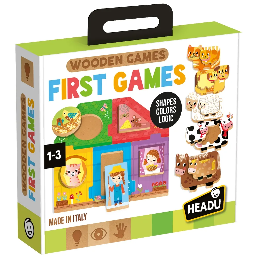 Образователна дървена игра, Headu, Първи игри