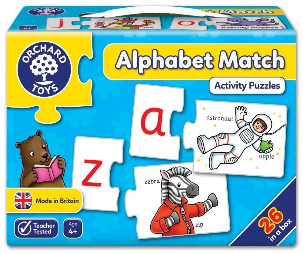 Образователен пъзел, Orchard Toys, Съответствие на думи, 52 части