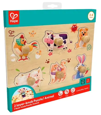 Дървен пъзел, Hape, Животни от фермата