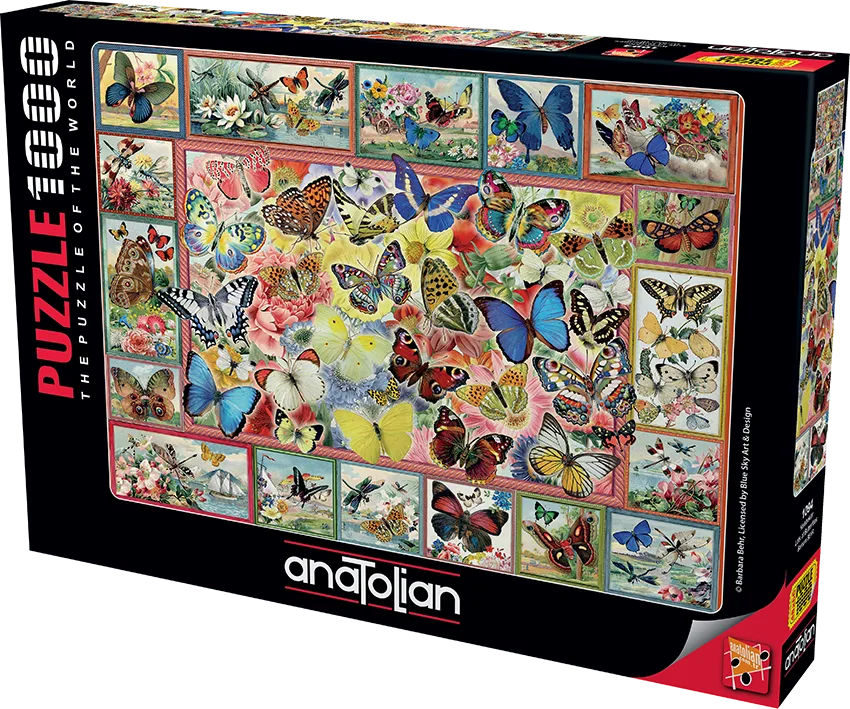 Пъзел, Anatolian, Пеперуди, 1000 части