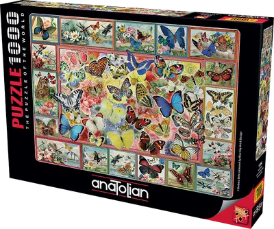 Пъзел, Anatolian, Пеперуди, 1000 части
