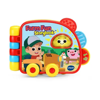 Интерактивна играчка, Vtech, Бебешка книжка със звук и светлина, Ферма