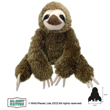 Плюшена играчка, Ленивец 36см. Wild Planet