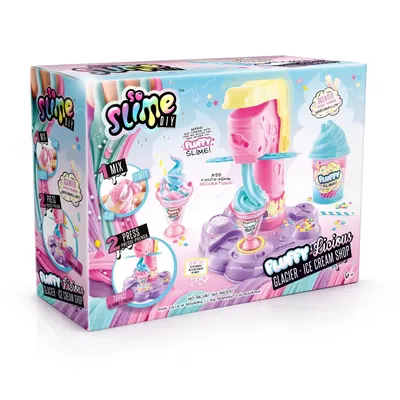 Творчески комплект, Canal Toys, Машина за пухкав сладолед, 14 части, Многоцветен
