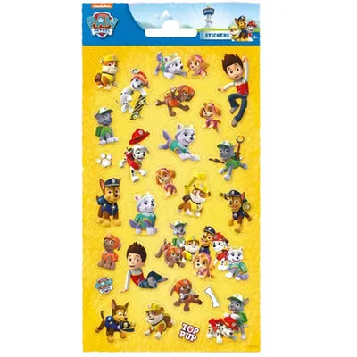 Комплект стикери, Totum, Paw Patrol, 25 броя