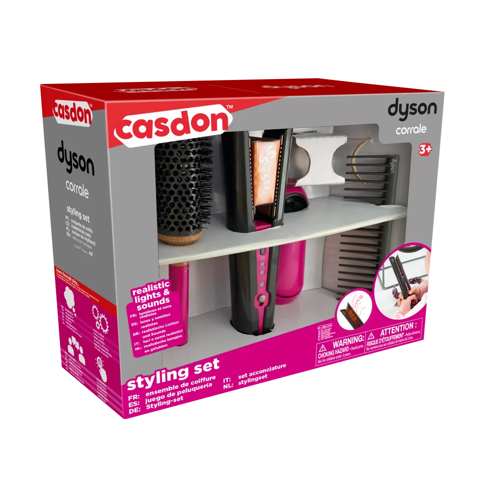 Интерактивен комплект за стилизиране на коса, Casdon, Dyson Corrale