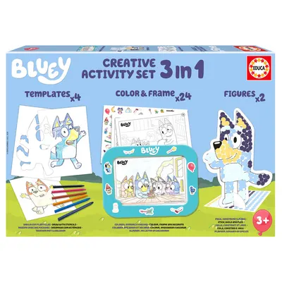 Творчески комплект 3 в 1, Educa, Bluey