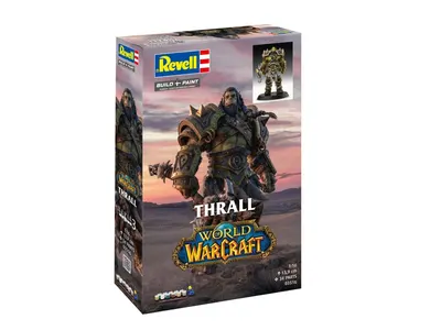 Сглобяем модел, Revell, World of Warcraft, Подаръчен комплект The Orc Thrall, 60 части