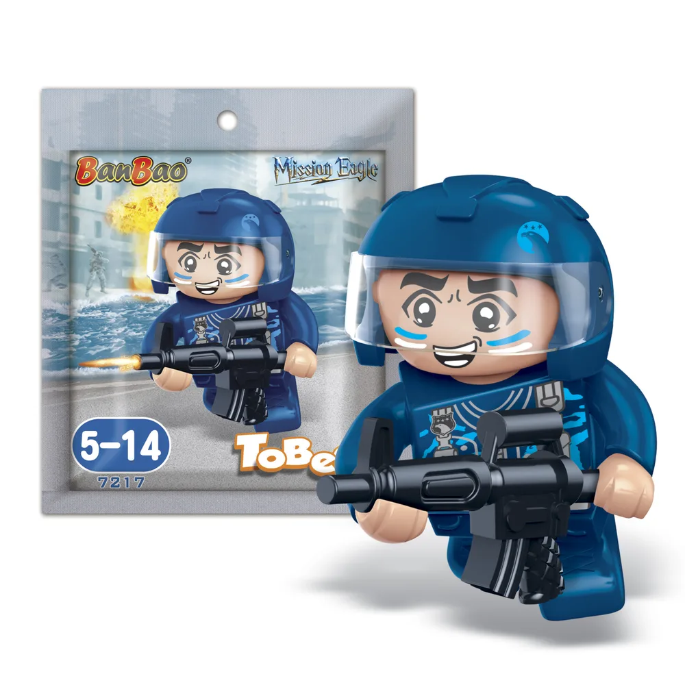 Мини фигурка, BanBao, Боец