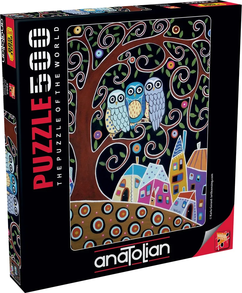 Пъзел, Anatolian, Три бухалчета, 500 части