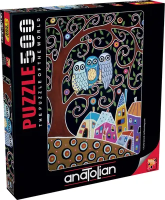 Пъзел, Anatolian, Три бухалчета, 500 части