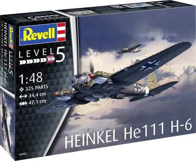 Самолет Хенкел He111 H-6 - сглобяем модел