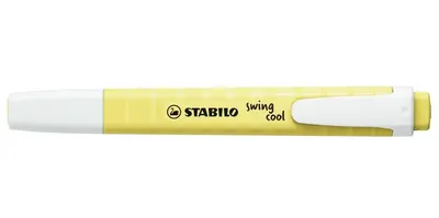 Текст маркер, Stabilo, Swing Cool Pastel, Млечно жълт