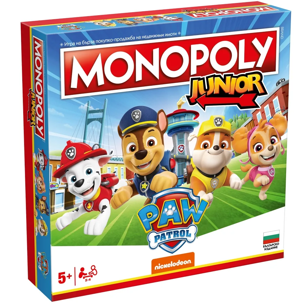 Настолна игра, Winning Moves, Monopoly, Paw Patrol на български език