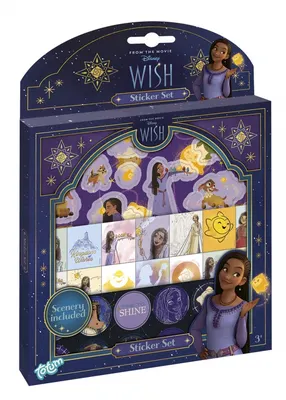 Комплект стикери, Totum, Disney Wish, 4 части