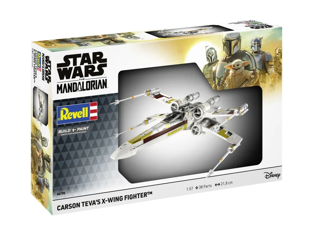 Сглобяем модел, Revell, Star Wars, Carson Teva's X-Wing Fighter: The Mandalorian, 38 части