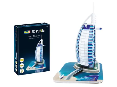 Пъзел, Revell, Бурж ал Араб 3D, 46 части