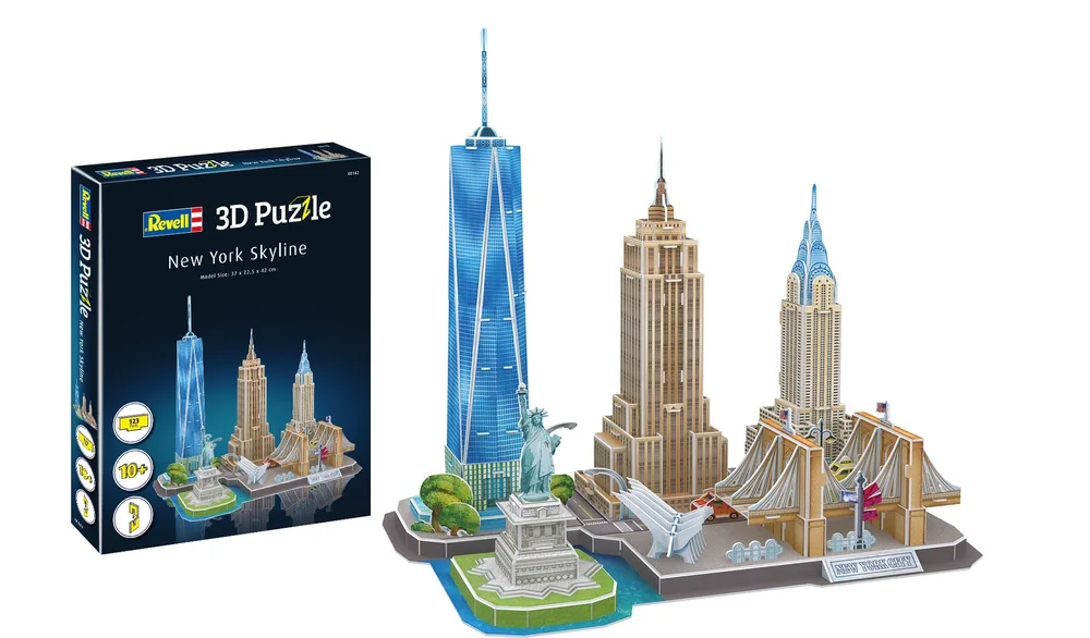 Пъзел, Revell, Забележителности в Ню Йорк 3D, 123 части