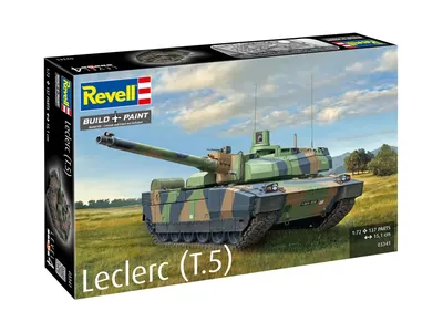 Сглобяем модел, Revell, Френски танк Leclerc T5, 137 части