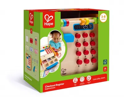 Игрален комплект, Hape, Касов апарат, 39 части