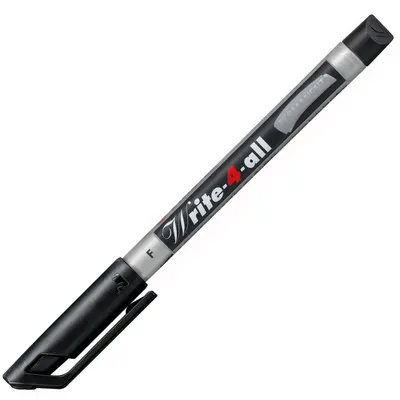 Перманентен маркер, Stabilo, Write-4-All, Фин писец F, Черен