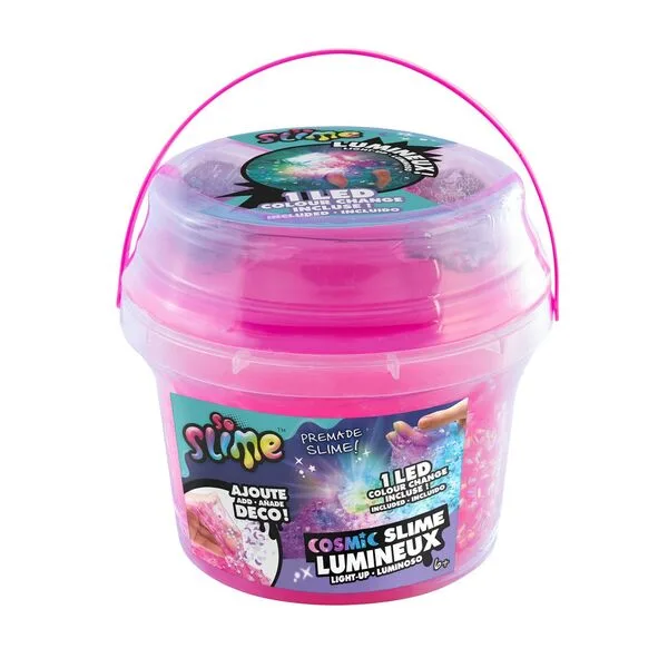 Творчески комплект, Canal Toys, Светещ космически слайм в кофичка, Многоцветен